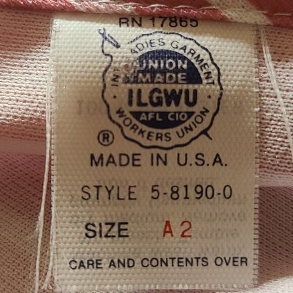 𝅺VINTAGE Unbranded Pink and White Stripe feels of a candy Striper - Picture 14 of 16